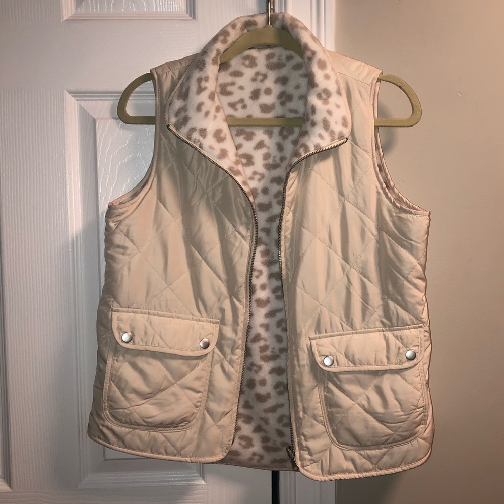 White winter vest